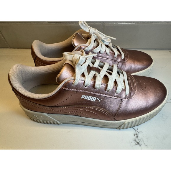 Puma Shoes - Puma Women's sneakers Carina Metallic‎ Pink Women's Size 8.5